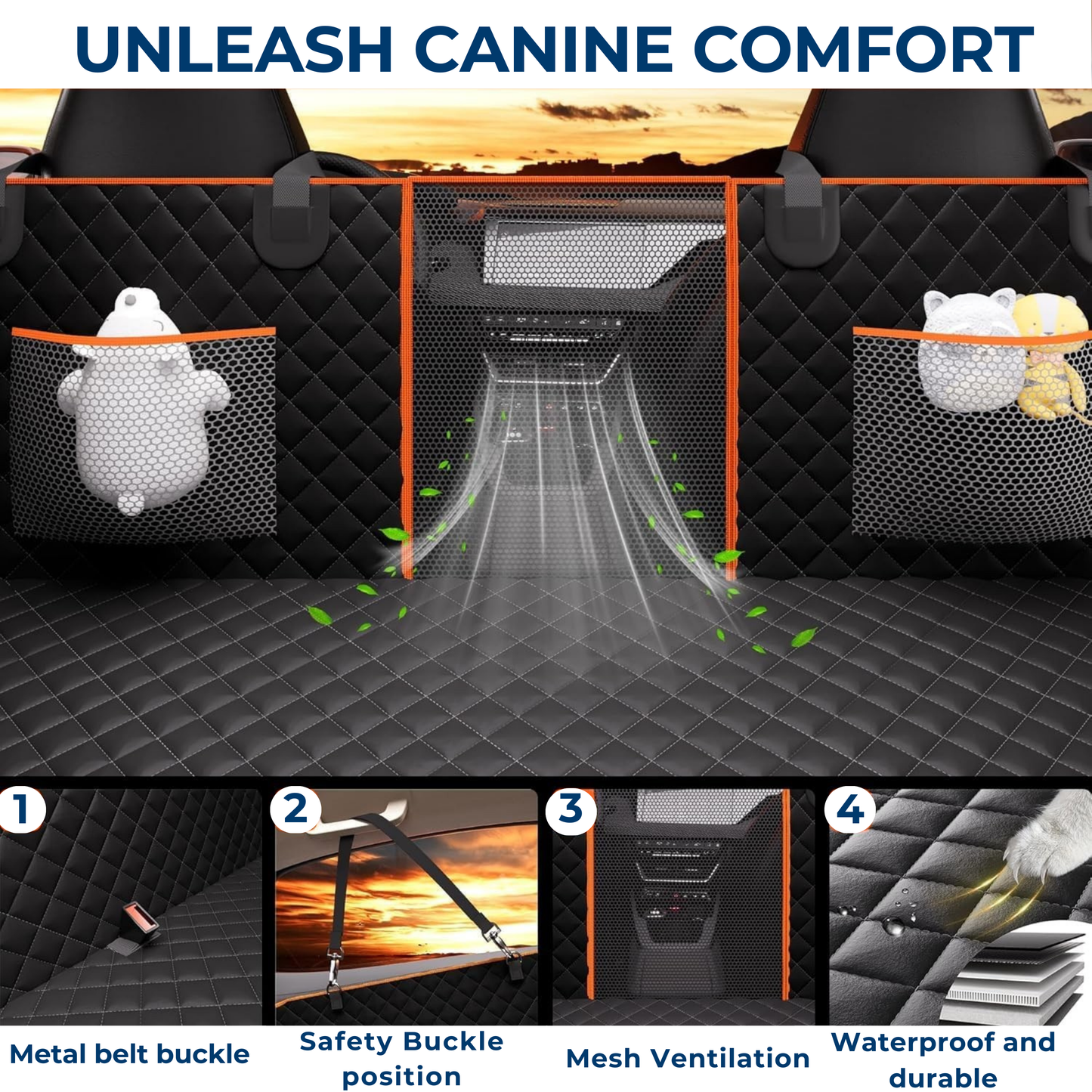 FurRide™ -Hard Bottom Back Seat Extender